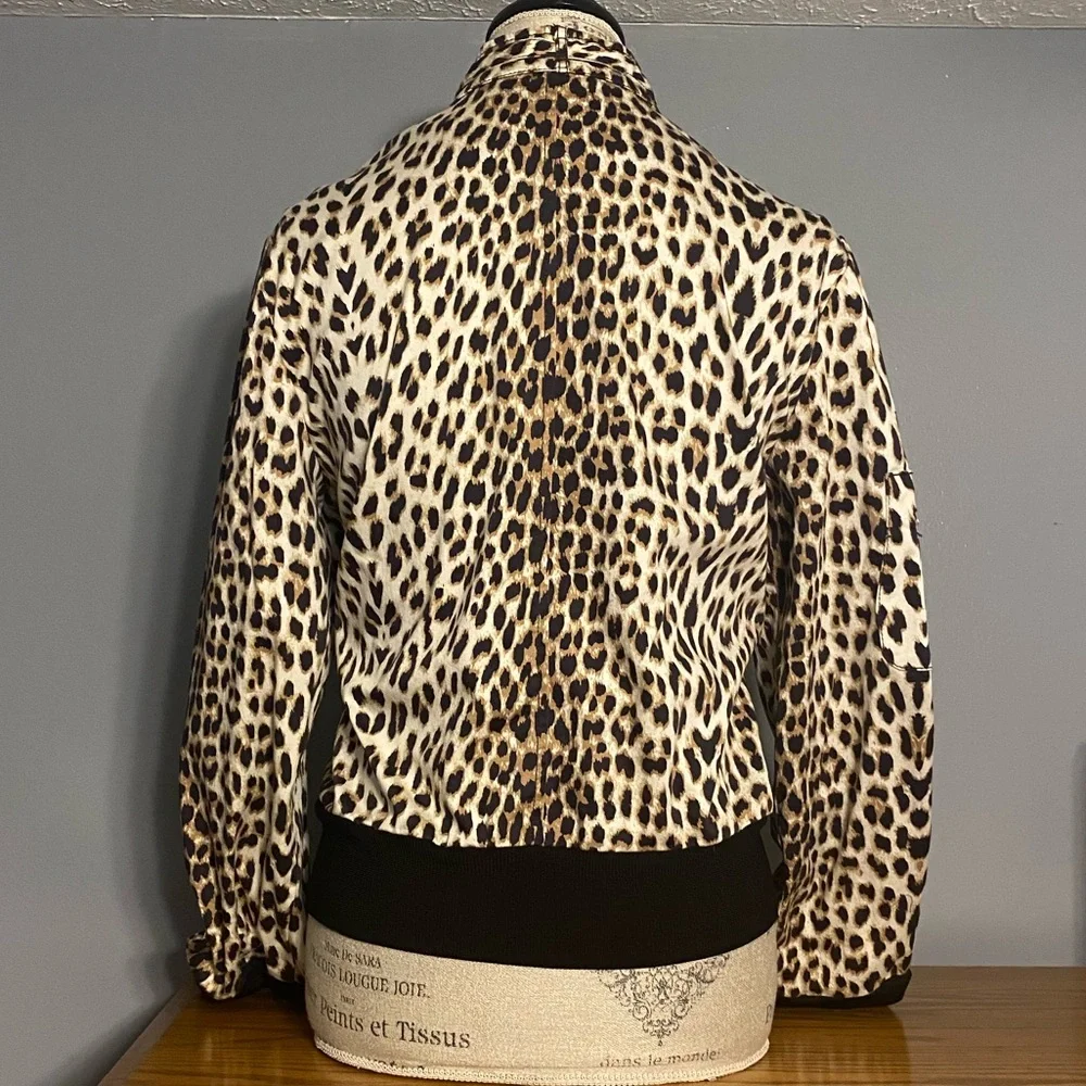 Larry Levine Sport - Cheetah Bomber Jacket